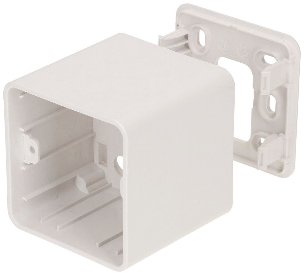 AP-Gehäuse MAX HAURI 1×1 65×65×65mm weiss