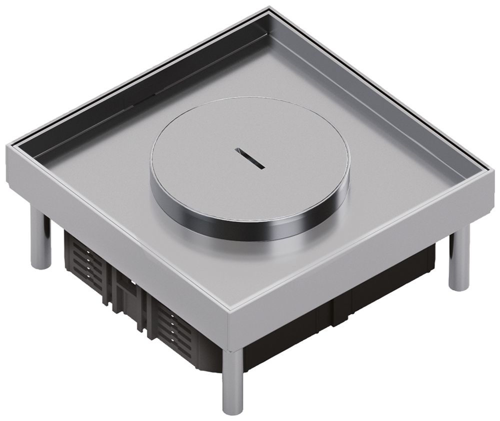 Schwerlastkassette Hager Q06 TM 6 32×200×200mm rostfreier Stahl