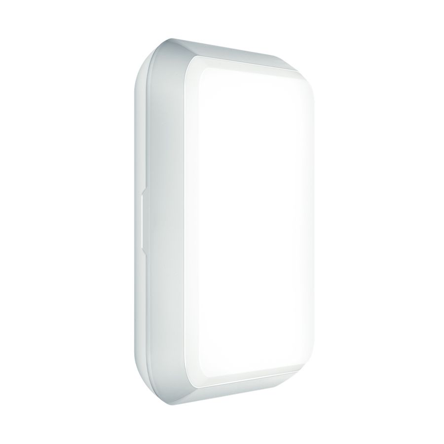 LED-Anbauleuchte Katona quadratisch 8W, 950lm, 3000K, IP65, NOT/E3