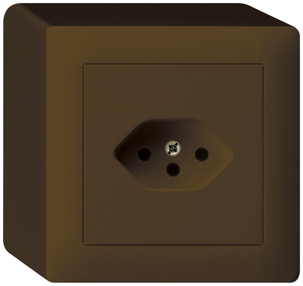 AP-Steckdose kallysto T13 br mit Kinderschutz