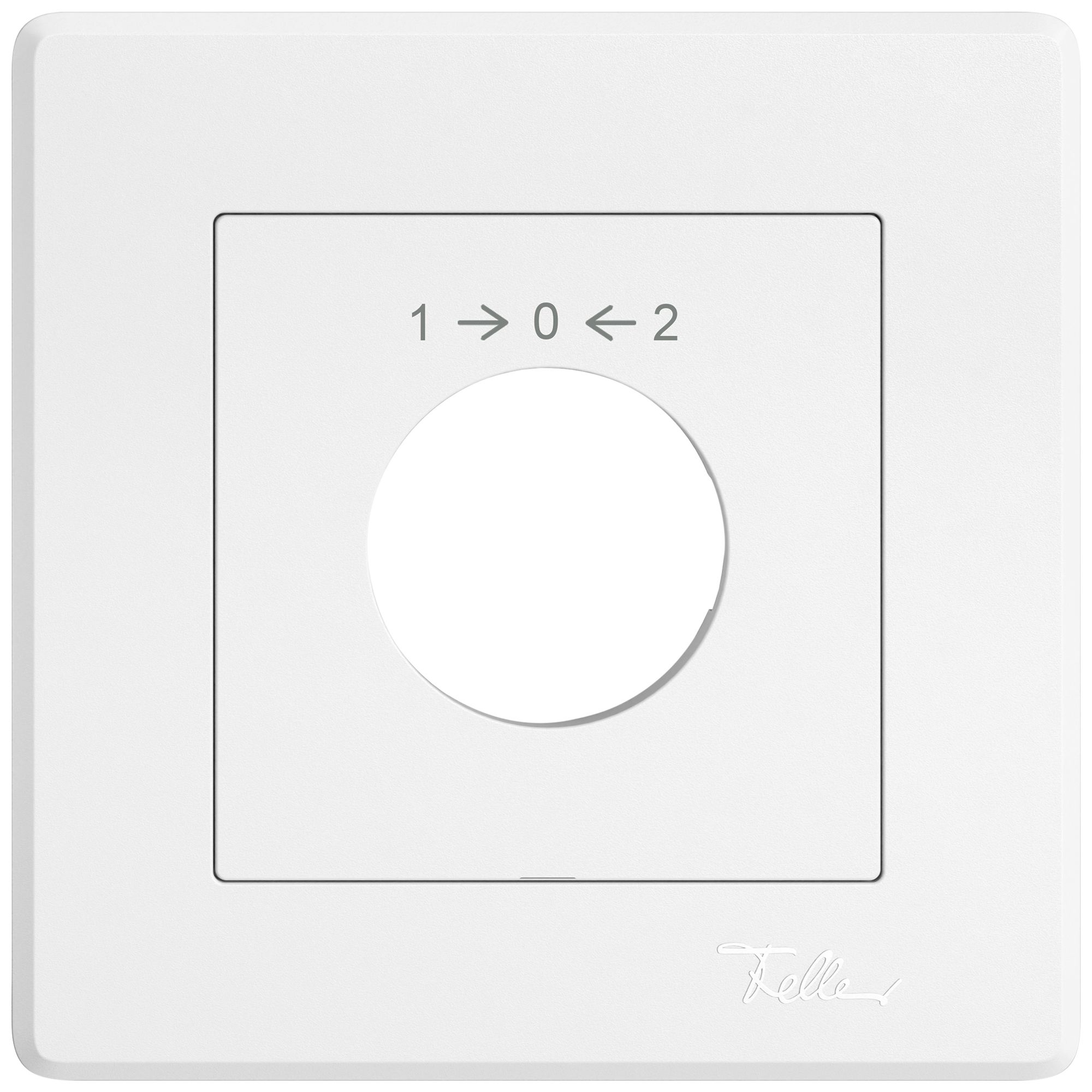 UP-Montageset EDIZIO.liv SNAPFIX® f.Schwenktaster m.Schloss 1 → 0 ← 2 ws