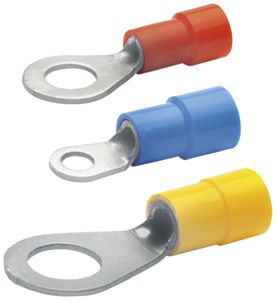 Quetschkabelschuh Ferratec Ringform M2 0.5…1mm² rot 100 Stück