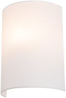 Leuchtenschirm SLV FENDA Ø230×305mm, halbrund, weiss