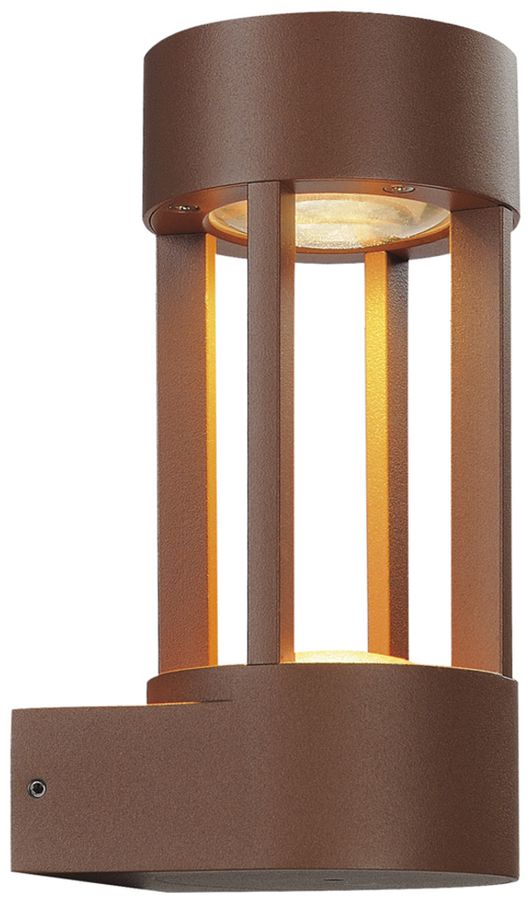 Applique LED SLV SLOTS WALL, 6.3W 340lm 3000K IP44 rouille