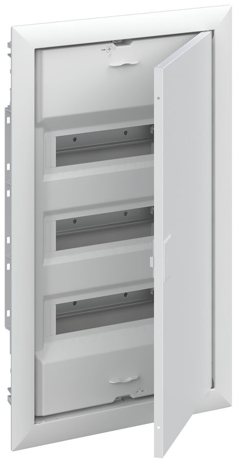 Tableau de distribution ENC ABB UK636N3 3 rangées 36UM avec porte, blanc