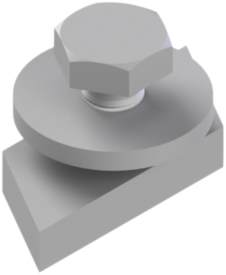 Garniture de fixation Lanz M10×25mm avec pl.an. zing.