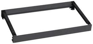 Sockel Hager FZ913WE 849×100×375mm komplett schwarz Stahl