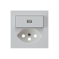 Frontset kallysto 60×60 hellgrau mit Linse für Kleinkombi S3/T13