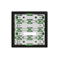 Piastra frontale EDIZIO.liv SNAPFIX® per pulsante UNI 3912-1 con LED ne