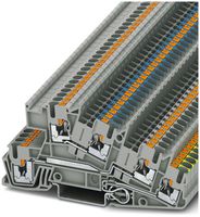 Morsetto pass.0.14…4mm² grigio con.Push-in PTI 2.5-PE/L/N