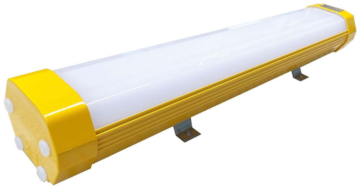 Plafoniera LED Ex ELBRO 36W IP66 per zona 1, 21 e 2, 22 giallo