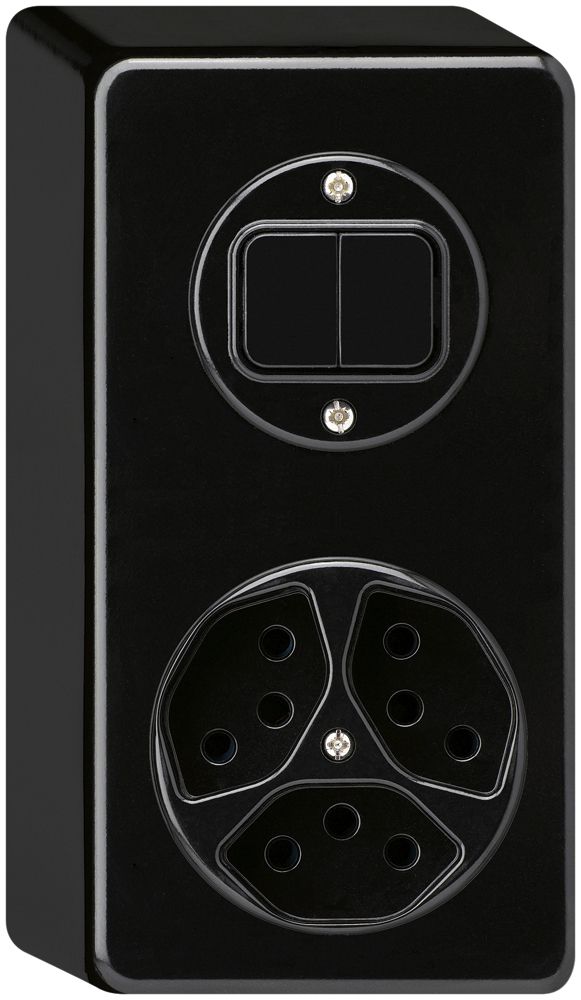 AP-Kombination I-I basico 1/1L +3×Typ 13 schwarz