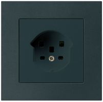 UP-Steckdose kallysto.pro T25 schwarz Schraubklemme