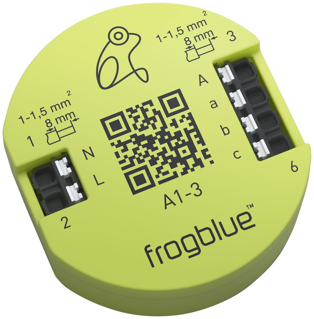 EB-RF-Schaltaktor frogblue frogAct1-3, 1-Kanal 230V 400W, 3 Eingänge