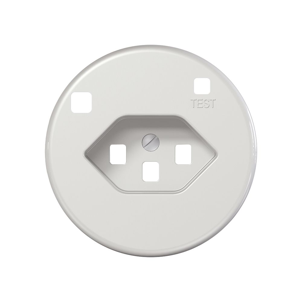 Frontset CLASSIC Z/E zu FI-Steckdose T23 weiss