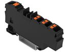 Borne de passage WAGO Contact TOPJOB S 1×6/6×1.5mm² Ex e II noir