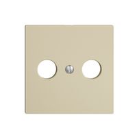 Placca frontale EDIZIOdue vanille per R/TV