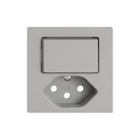 Kit di montaggio EDIZIO.liv SNAPFIX® p.combi.T13 c.1 tasto c.lente lat.grc