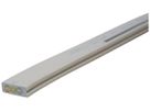 Cavo piatto Woertz 3×2.5mm² PVC grigio con banda nera Eca