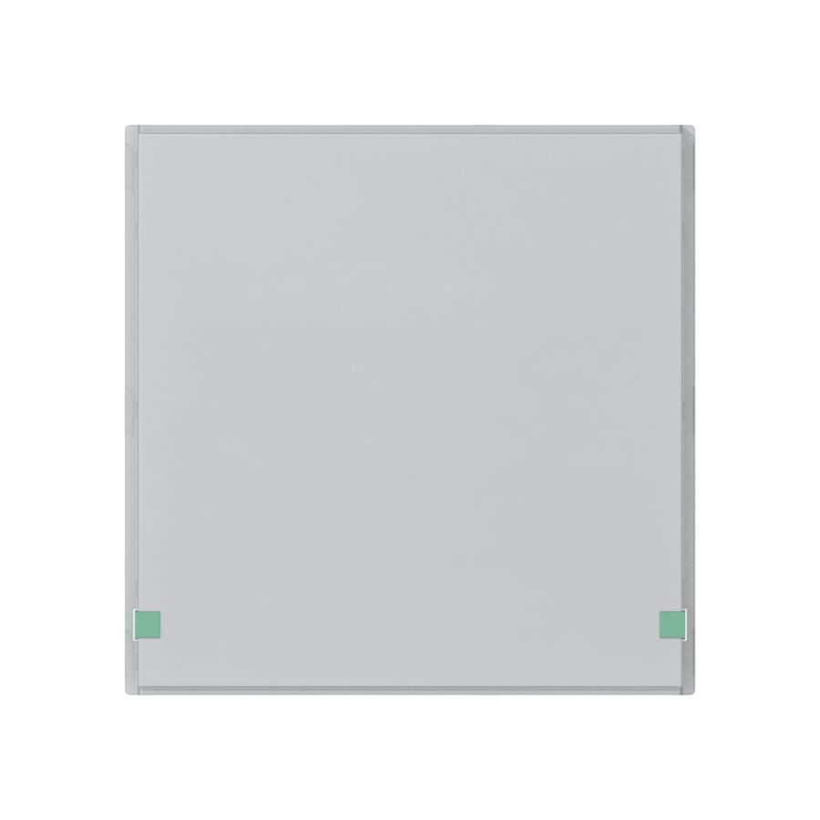 Aufsatz zu Tastsensor ABB SIDUS KNX FSet-ZE 1/2, aluminium