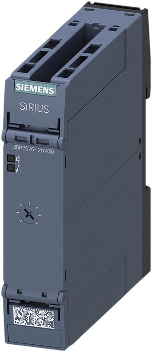 Relè a tempo Siemens SIRIUS 3RP25 12…240VUC 1Ch+1Ch Y∆ 3…60s a molla