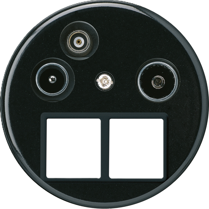 Antennendose TV-R-Daten basico HMS A 2GHz 4dB schwarz