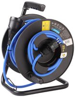 Avvolgicavo Schönenberger spina:T13 presa:1×T13 25m IP55 nero