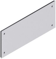 Couvercle étanche Quox 265×115mm aluminium blanc laqué IP54