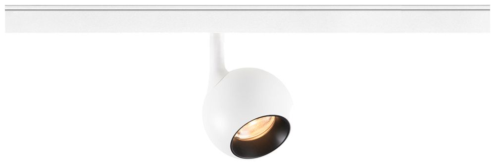 Spot LED SLV LIGHT EYE 2.0 10W 1150lm 2700K MB DALI AD1PH 170×75×90mm blanc/noir
