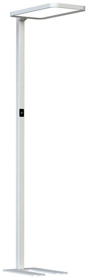 LED-Stehleuchte DOTLUX STUDIObutler 80W 8800lm 4000K silber
