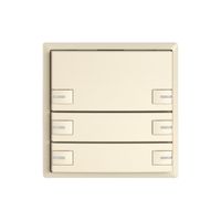 Pulsante KNX RGB EDIZIO.liv SNAPFIX® sensore temp.RGB-LED 6× com.1T cr
