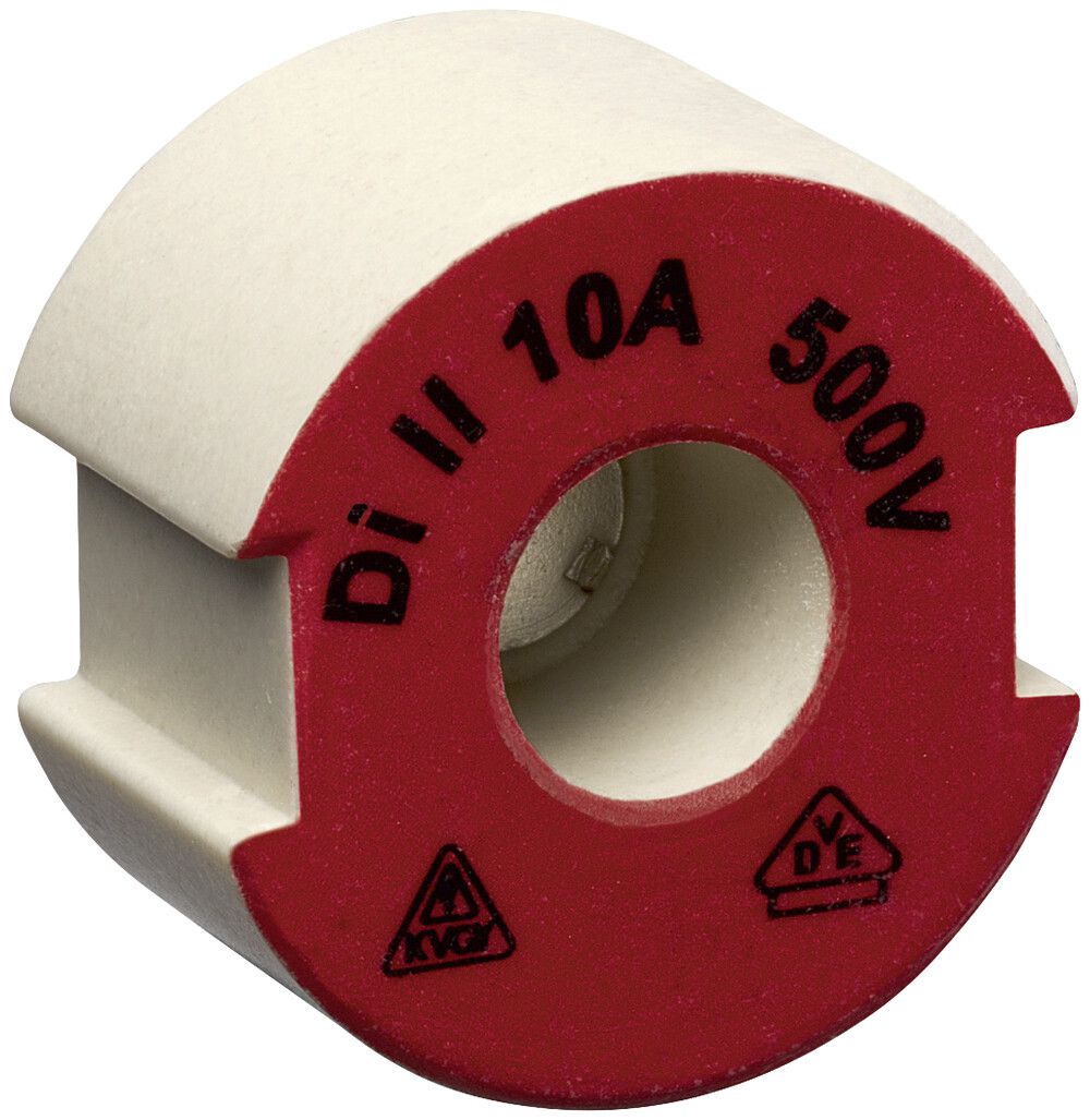 Vis de contact DII E27 500V en céramique 10A selon DIN 49516 rouge