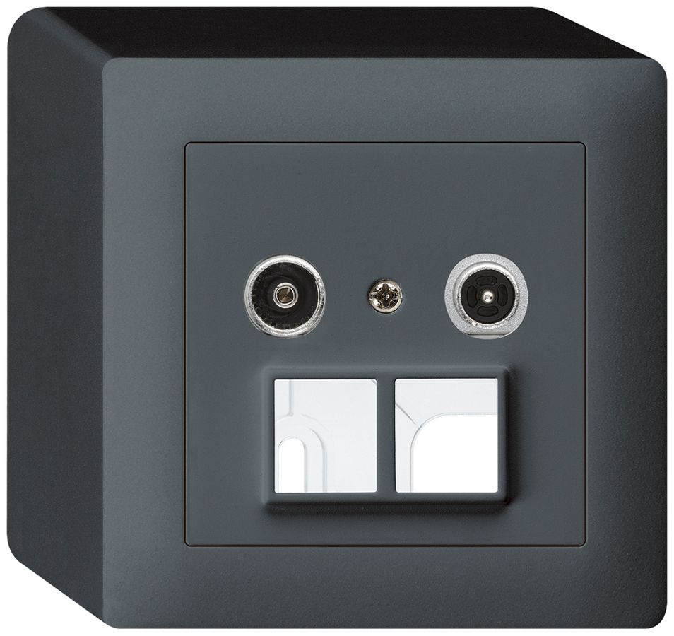 AP-Multimediadose kallysto R/TV 19dB 2GHz anthrazit