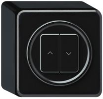 Attuatore per persiana KNX AP origin 2×tasti nero