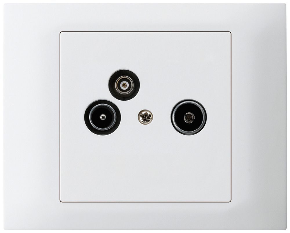 Prise d'antenne INC TV-R-données kallysto 19dB blanc