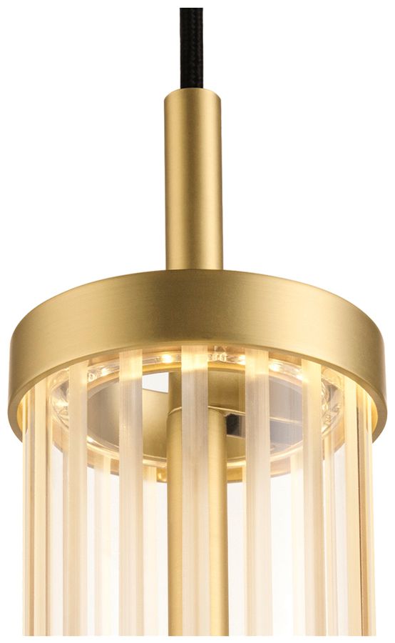 LED-Pendelleuchte SLV QUIMERA 8.2W 310lm 927…930 DIM Ø76×470mm Messing