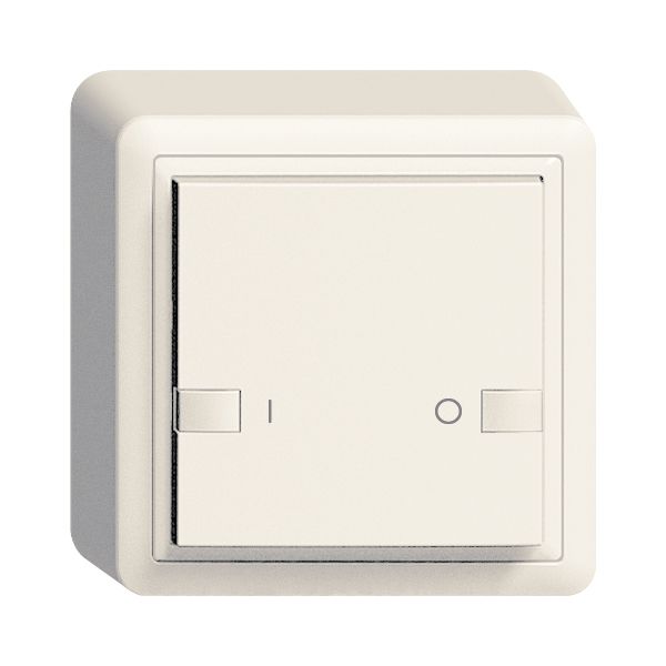 Poussoir AP ZEP 1c/1t ON-OFF st. c/sec. EDIZIOdue blanc