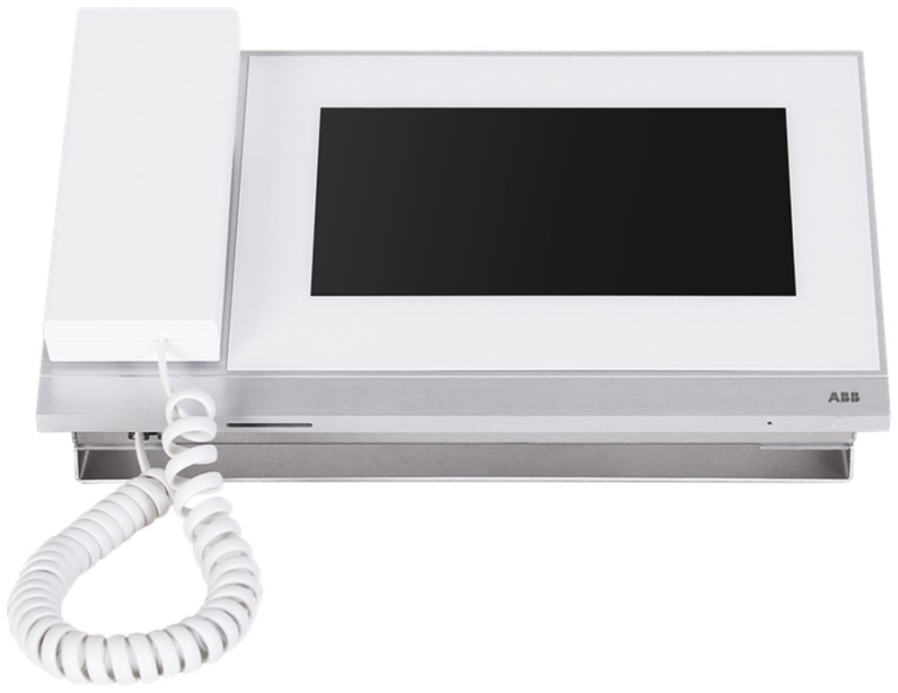 Station de table vidéo ABB-Welcome IP Guard Unit, LAN/WiFi, DC/PoE, blanc