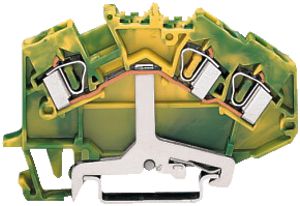 Schutzleiterklemme WAGO 3L 4mm²