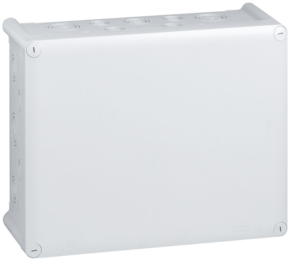 Abzweigdose PLEXO 220×170mm leer hellgrau 24 Eingänge