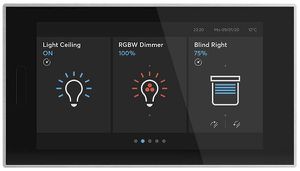 UP-Touchpanel ABB RoomTouch 5 RT/U30.0.1-825 KNX 144×80×40mm schwarz