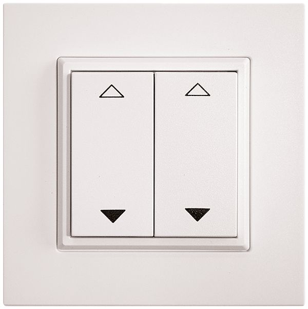 Poussoir RF AP ALADIN EnOcean kallysto.pro, 2-fois, blanc, V/Λ