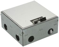 Bodendose Woertz WAK Cr 150×150×75mm Bodenhöhe 75…100mm sichtbar