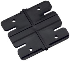 Ailette de liaison Hager pour Consolidation Point, noir