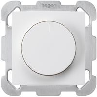 UP-Drehdimmer Universal Hager kallysto 20…400W/VA weiss