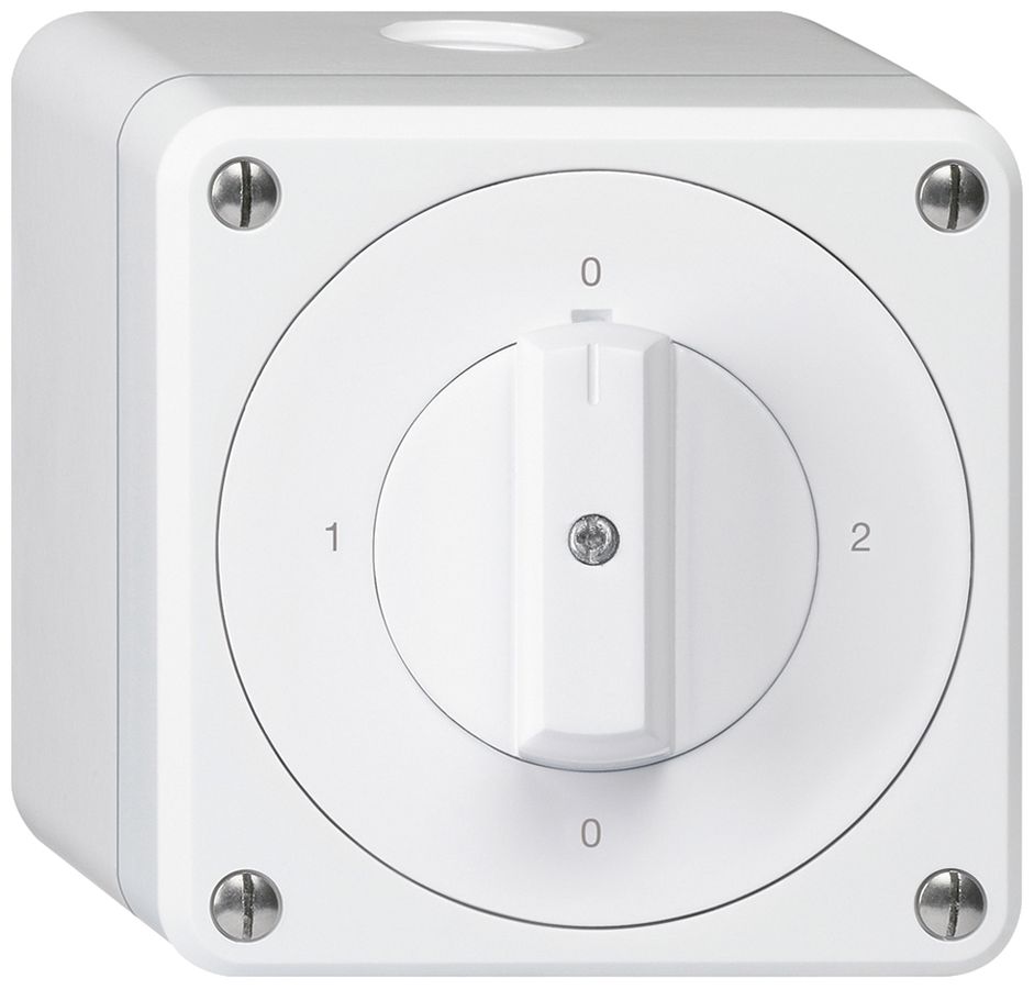 AP-Drehschalter robusto IP55 Schema 2/1P weiss