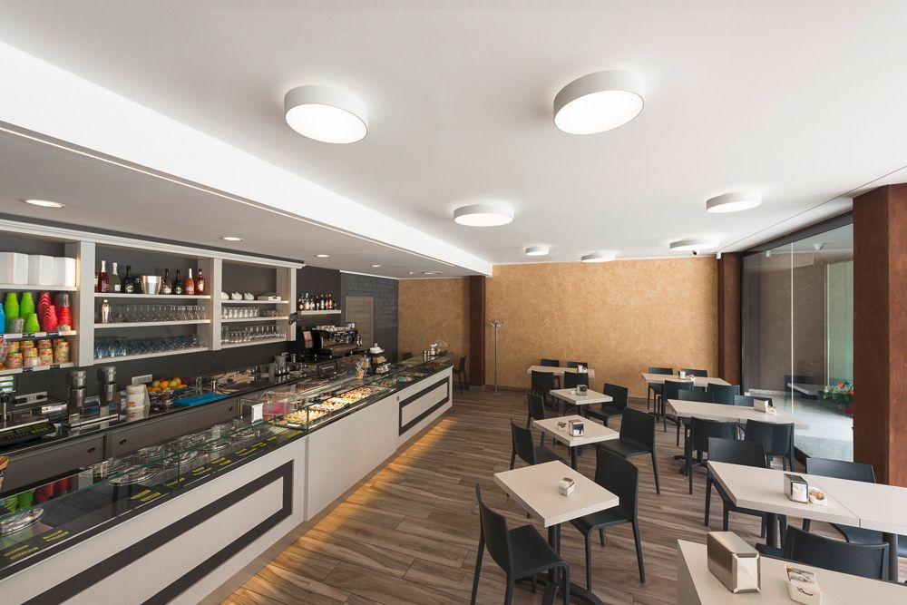 LED-Deckenleuchte SLV MEDO PRO 30 10W 1250lm 930/940 IP50 DALI Ø280mm weiss