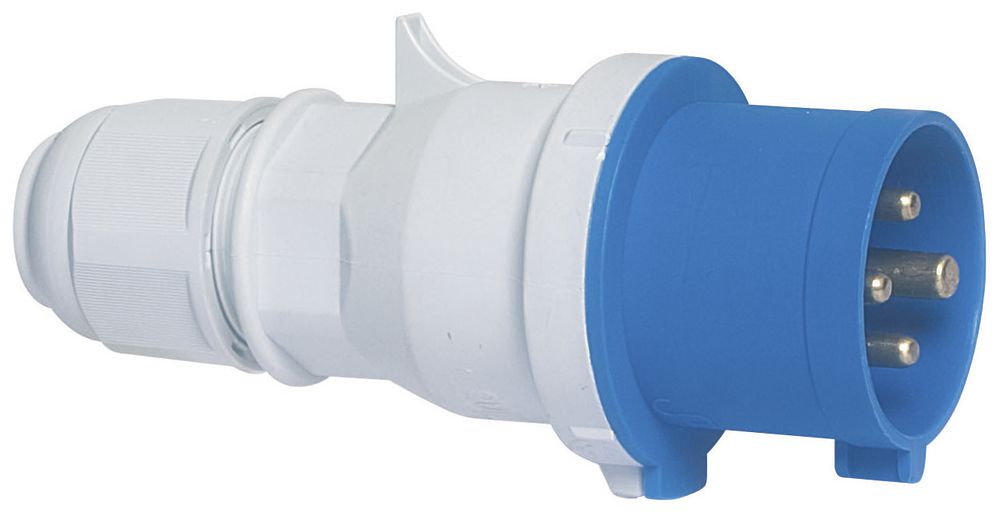 Stecker CEE Bals 16A 4P 230V 9h IP44 Ni QC