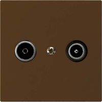 Presa di passaggio INC kallysto R/TV 14dB marrone