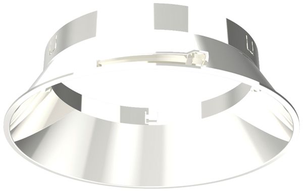 Reflektor DOTLUX CIRCLEvario Kunststoff symmetrisch 80° Ø133×58mm weiss